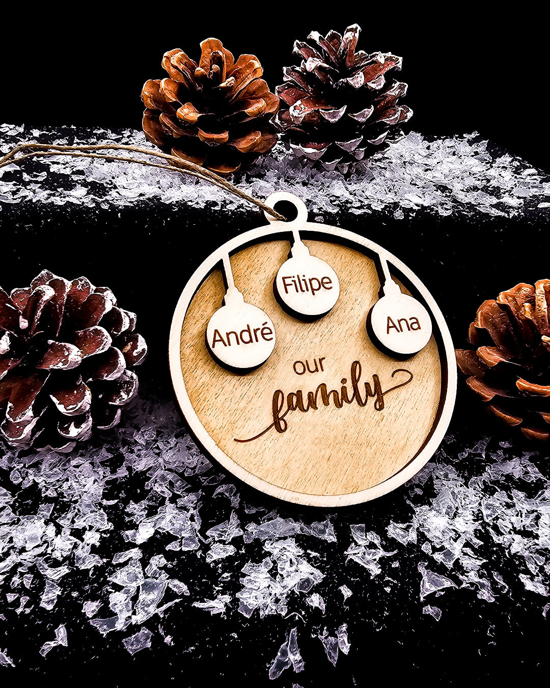Bola de Natal - Our Family