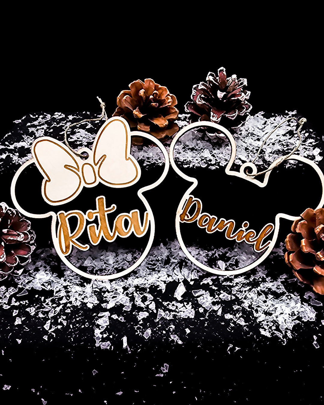 Bola de Natal - Mickey/ Minnie